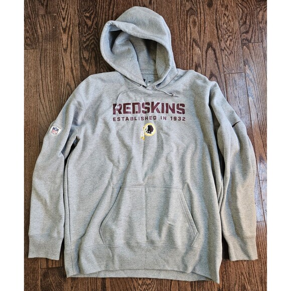 Washington Redskins Game Worn Training Hoodie Sweat NFL Team Issued Nike Read - Picture 2 of 16